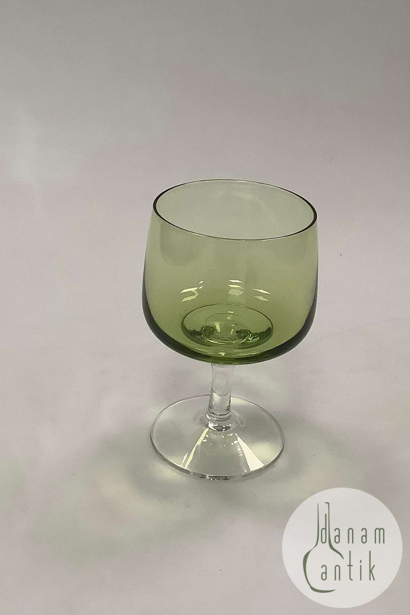 Mandalay Grøn Hvidvinsglas, Lav Kumme. Holmegaard