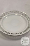 Bing og Grøndahl Haga Hvid Gennembrudt Kant Kagetallerken No 306