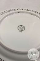 Bing and Grondahl Haga White Pierced Edge Lunch Plate No 618