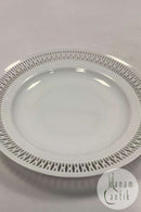 Bing og Grøndahl Haga Hvid Gennembrudt Kant Spisetallerken No 325