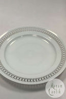 Bing und Grondahl Haga Weiß durchbrochener Rand Speiseteller Nr. 324