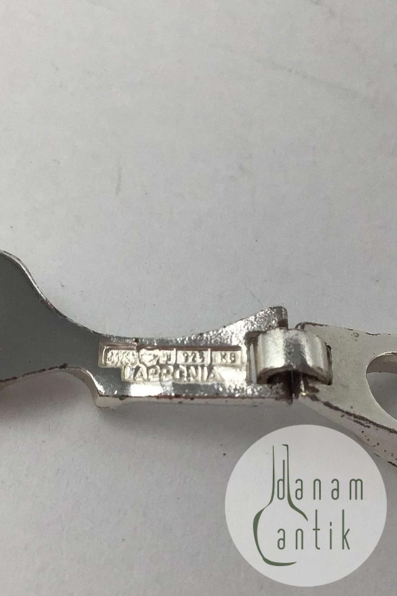 Lapponia Sterling Sølv Armlænke Bjørn Weckstrøm