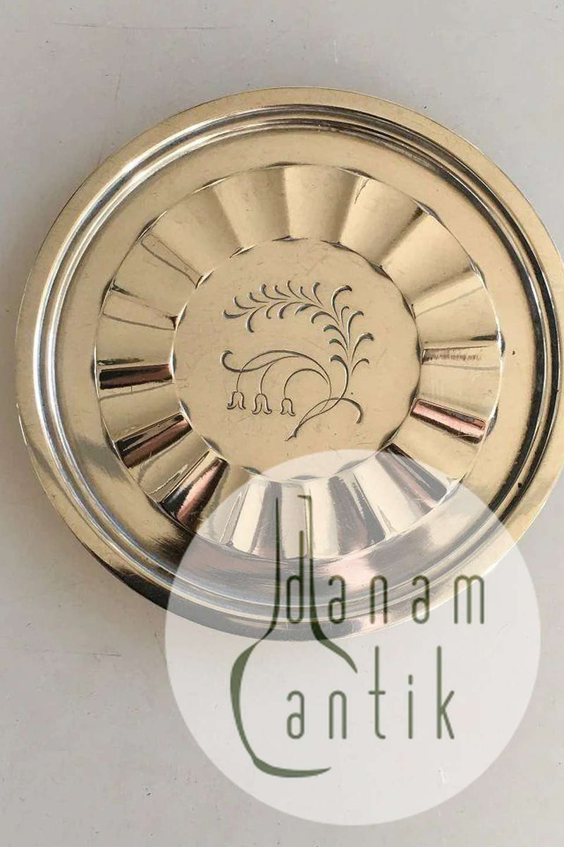 Georg Jensen Sterling Sølv Glasbakke No 84.