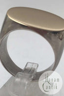 Hans Hansen Sterling Sølv / Guld Herrering