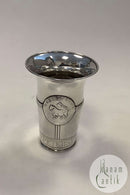 Georg Jensen Sølv Bæger fra Københavns Slagterlaug fra 1919