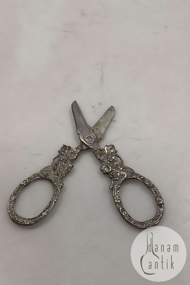 Ornamental Sølv Druesaks