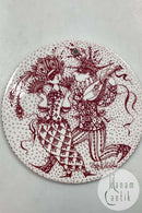 Bjørn Wiinblad: Rød februar platte fra Nymølle - MASKERADE