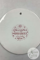 Bjørn Wiinblad: Rød december platte fra Nymølle - MIRAKEL