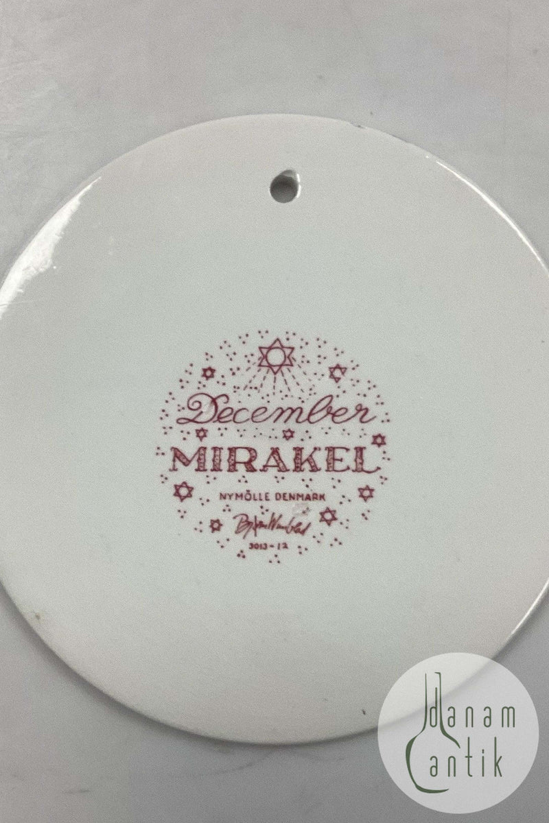 Bjørn Wiinblad: Rød december platte fra Nymølle - MIRAKEL