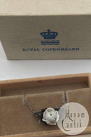 Royal Copenhagen Porcelæn / Sterling Sølv Vedhæng