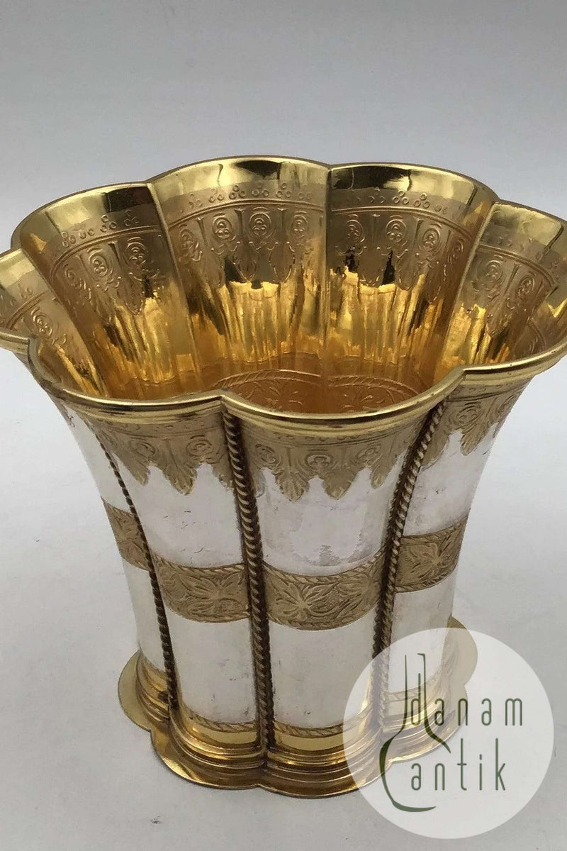 Edvard Andersen Sterling Sølv Margrethebæger