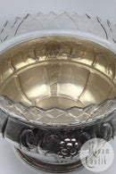 Dansk Sølv Frugtskål med glasindsats (1921)