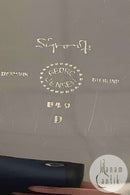 Georg Jensen Sterling Silber Bernadotte Abdeckplatte / Schale Nr. 849 D