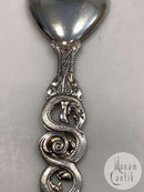 Dansk Sølv Servingsske af .C.I. Moinichen med Thor og midgaardsormen