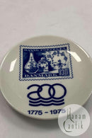 Royal Copenhagen 2010 Plaquette Frimærke 130, 200-året for Royal Copenhagen 1775-1975 No 227