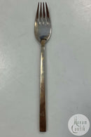 Bernadotte Scanline Lunchgabel in Bronze