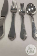 Georg Jensen Sterling Sølv Antik Set til 12 personer 48 dele