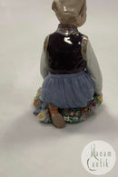 Royal Copenhagen Overglasur Figur Amager Dreng nr. 12414