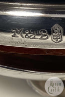 Sølvplet / Træ Flaske Bakke