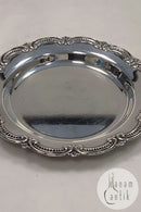 Flaschentablett in versilbert / Neusilber