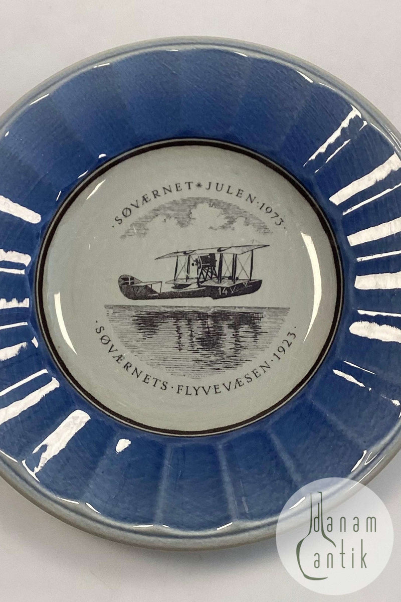 Royal Copenhagen / Aluminia Navy Christmas Plate 1973