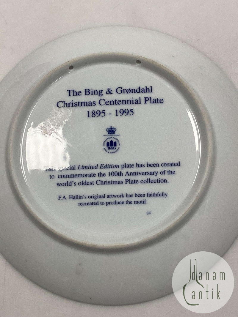 Bing and Grondahl Centennial Collection Plate from 1995