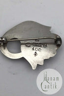 Georg Jensen Sterling Sølv Broche No 100A (1915-1930)