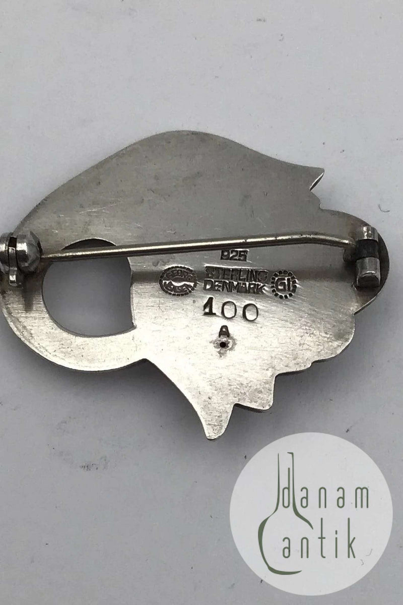Georg Jensen Sterling Sølv Broche No 100A (1915-1930)