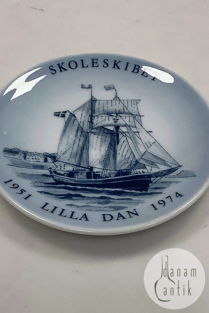 Bing og Grøndahl Skibsplatte fra 1974 Lille