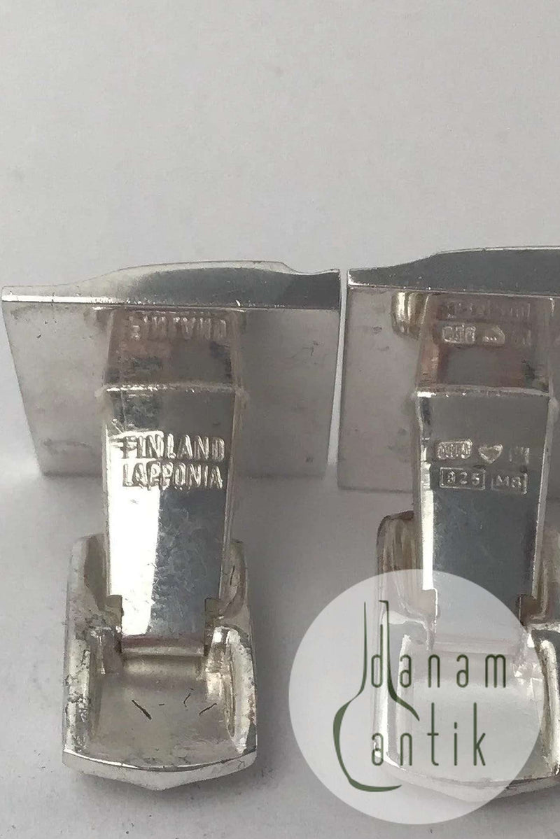 Lapponia Sterling Sølv Manchetknapper Björn Weckström