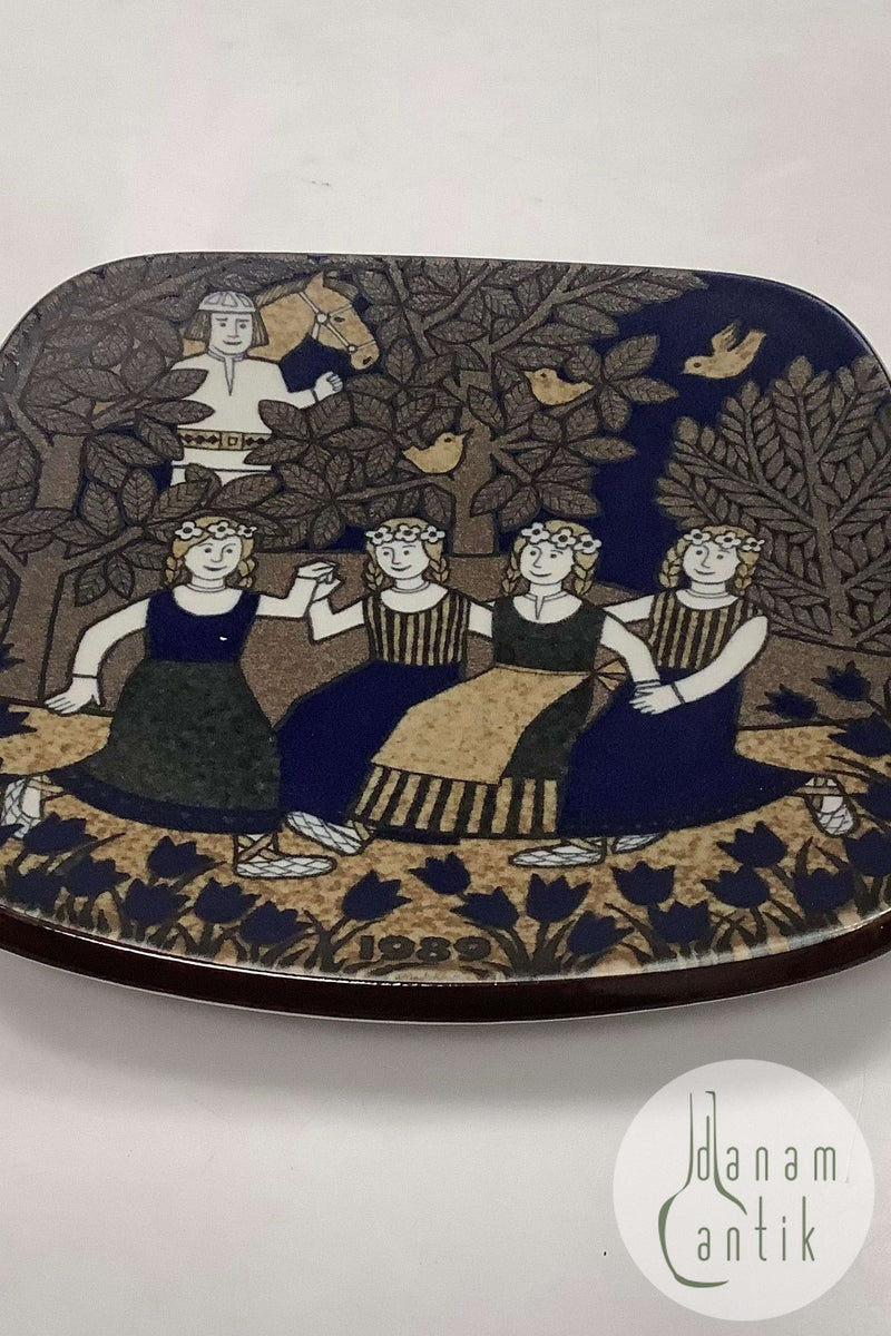 Arabia Finland Kalevala Annual Plate 1989