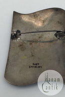 Siam (Thailand) Sterling Silber Brosche