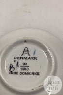 Royal Copenhagen 2010 Plaquette No 29 Ribe Cathedral Measures 8cm / 3.15 inch