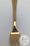 Georg Jensen Annual Fork 1981 Gold-plated Sterling Silver with enamel.