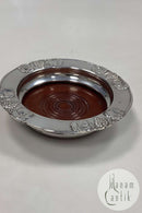 Dansk Sølvplet / Træ Flaskebakke