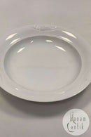 Royal Copenhagen White Magnolia Glazed Deep plate No 605