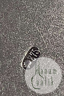 Russisk? 875 Sølv Compact Guilloche emalje