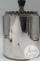 Georg Jensen Sterling Sølv Stor Kiksespand / Lågdåse No. 530