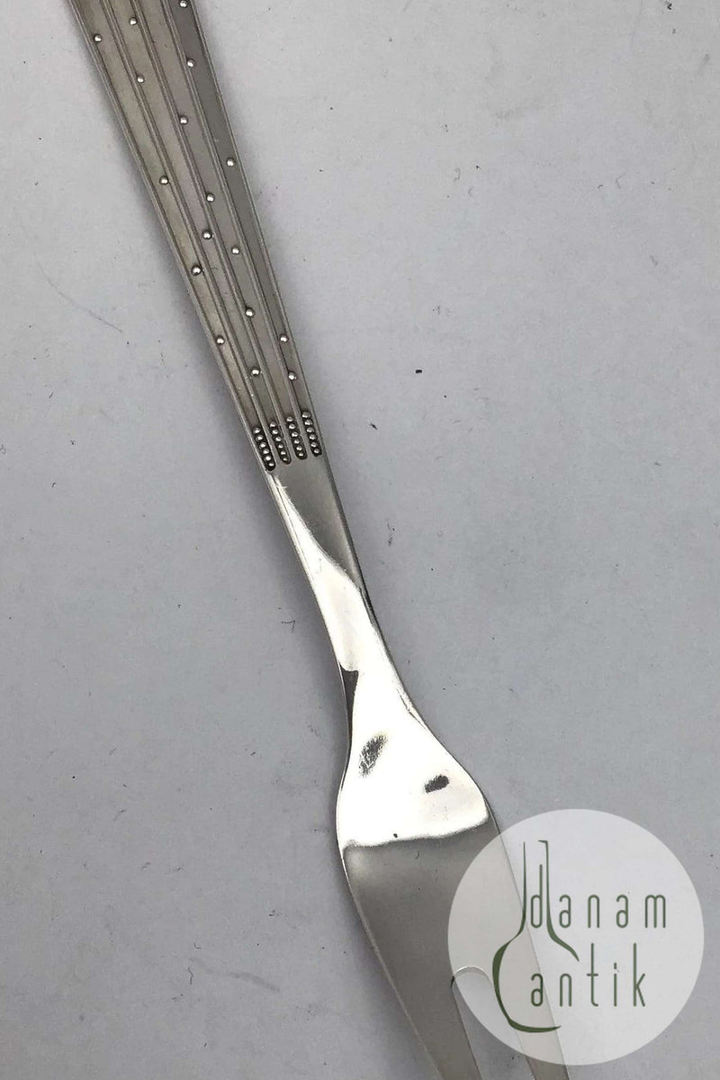 O. V.  Mogensen Sølv Champagne Pålægsgaffel (stor)