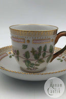 Royal Copenhagen Flora Danica Kaffekop og Underkop No. 20/3597.