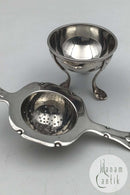 Cohr Sølv Fransk Lilje The-si og holder