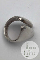 Hans Hansen Moderne Sterling Sølv Ring