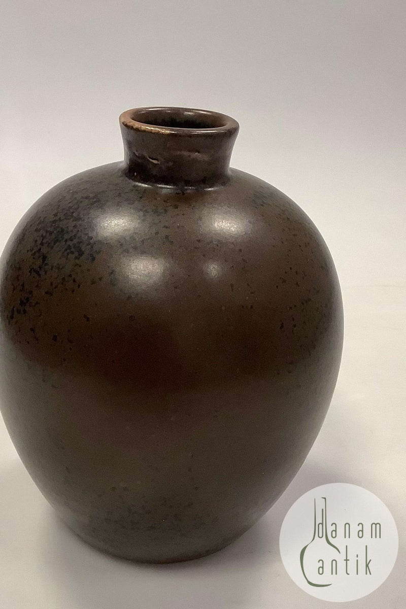 Saxbo Vase i brun farve No 99
