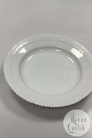 Royal Copenhagen Hvid Flora Danica Perlestel Desserttallerken No 3551