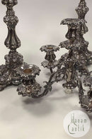 5-Armet Sølvplet Lysestager