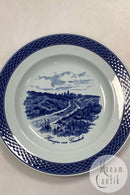 Royal Copenhagen Blå Tranquebar Frokosttallerken med motiv