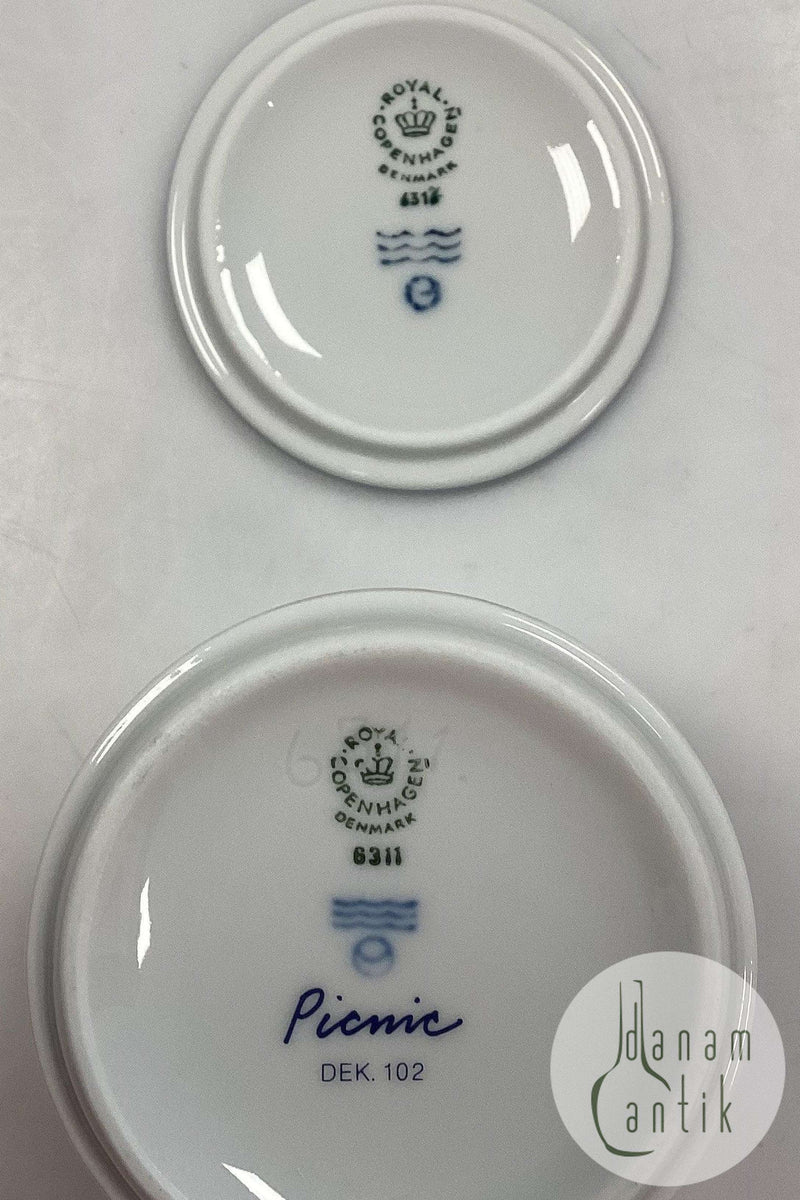 Royal Copenhagen Picnic Lågkrukke No. 6311/6312