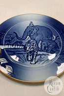 Bing og Grøndahl Peace on Earth Platte 1989 Elefant og Tiger