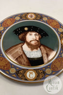 Bing und Grondahl Teller aus der königlichen Sammlung, König Christian II Nr. 11402