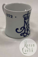 Royal Copenhagen Gedenkbecher zum 25-jährigen Regierungsjubiläum von Königin Margrethe 1972 - 1997